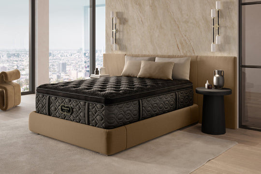 Beautyrest Centennial Adonis Plush Pillow Top in bedroom