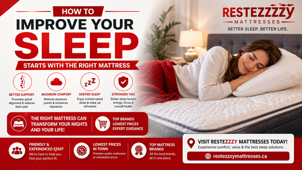How to Improve Your Sleep: The Ultimate Guide to Better Rest with the Right Mattress