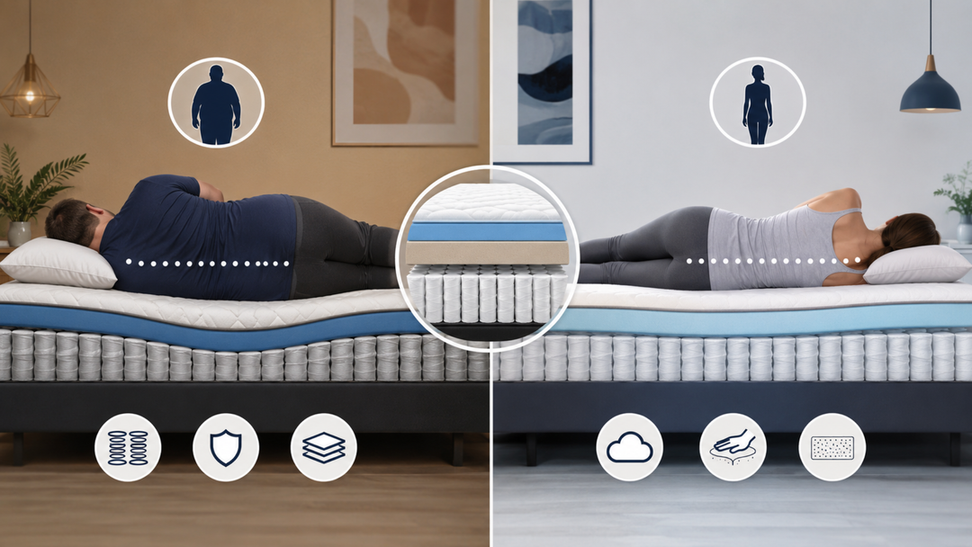 Best Supportive Mattress: How Heavy and Lightweight Sleepers Should Choose the Right Mattress