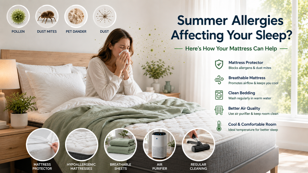 Summer Allergies Affecting Your Sleep? Here's How Your Mattress Can Help