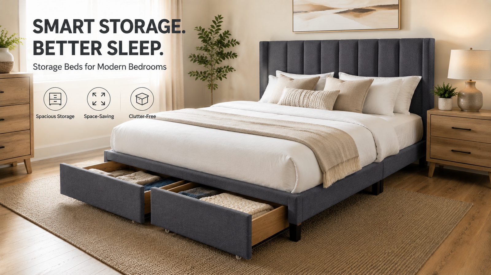 Storage Beds in Saskatoon: A Stylish Way to Create More Bedroom Space