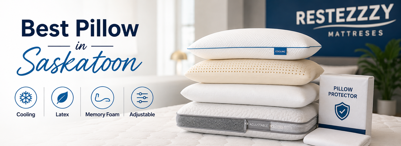 Best Pillow in Saskatoon: How Restezzzy Mattresses Helps You Find the Right Pillow