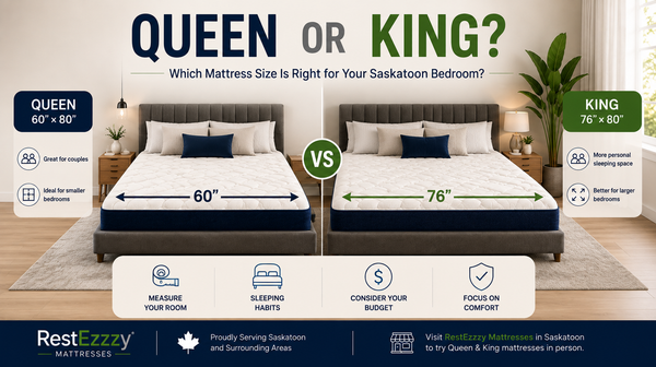 Queen or King? Choosing the Right Mattress Size for Your Saskatoon Bedroom