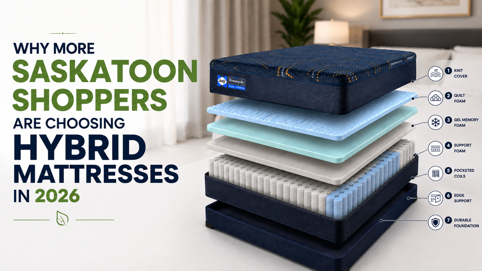 Why More Saskatoon Shoppers Are Choosing Hybrid Mattresses in 2026