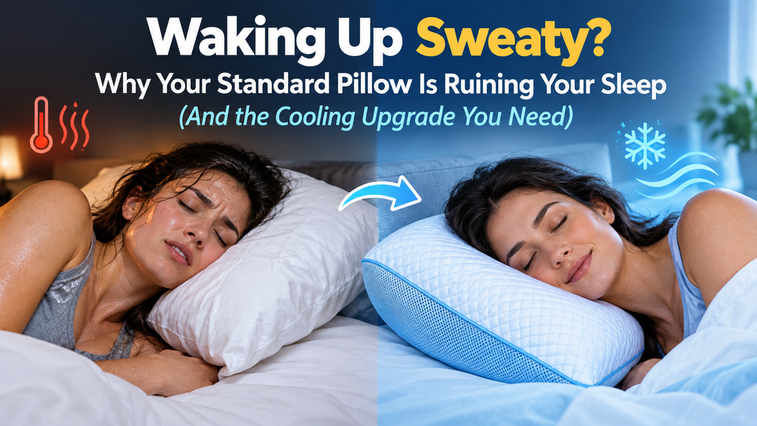 Waking Up Sweaty? Why Your Standard Pillow Is Ruining Your Sleep (And the Cooling Upgrade You Need)