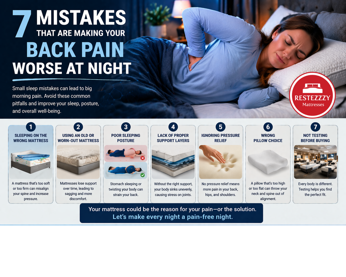 7 Mistakes That Are Making Your Back Pain Worse at Night