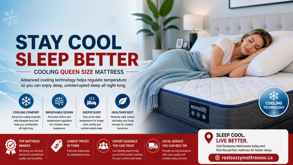 Stay Cool All Night: How a Cooling Queen Size Mattress Improves Your Sleep