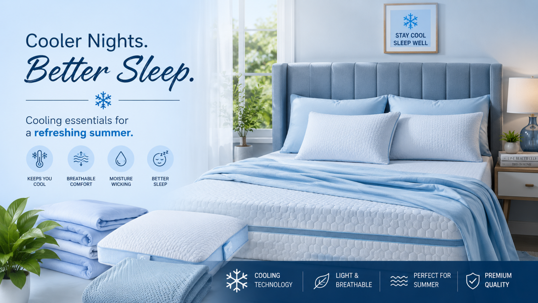 Cooling Essentials for Summer: Benefits & Why They Matter for Better Sleep