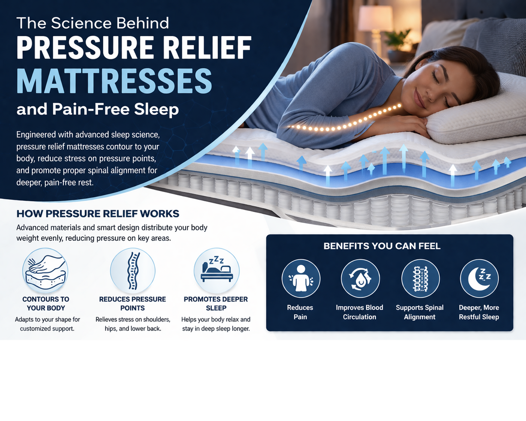 The Science Behind Pressure Relief Mattresses and Pain-Free Sleep