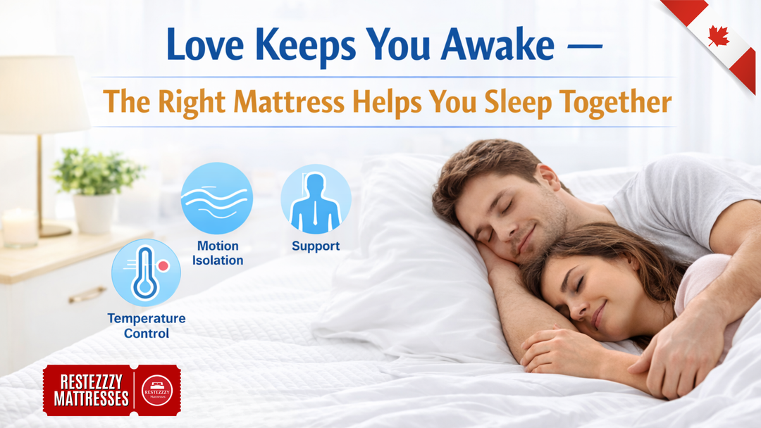 Love Keeps You Awake — The Right Mattress Helps You Sleep Together