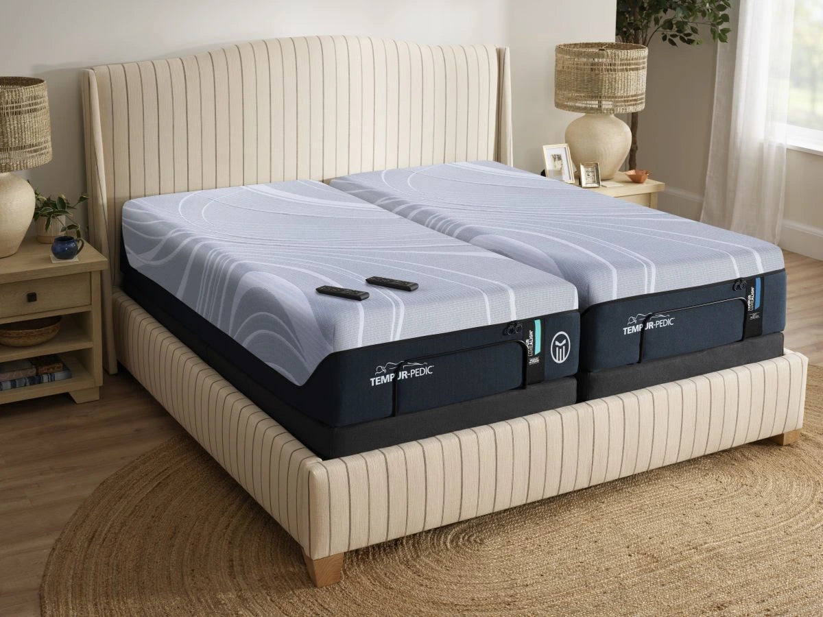 TEMPUR-LuxeAlign® Series- 2:0 Medium Hybrid 13" Memory Foam Mattress - Restezzzy Mattresses Inc.