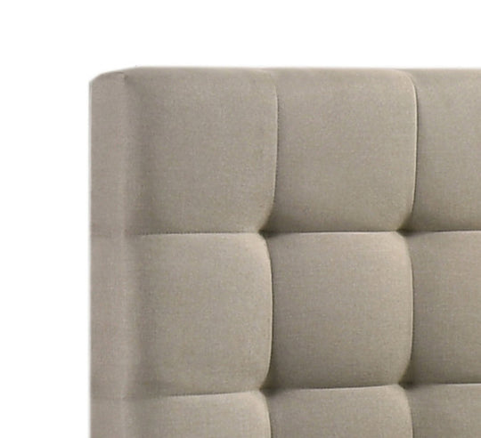 Aurora Hydraulic Bed: Black/Beige