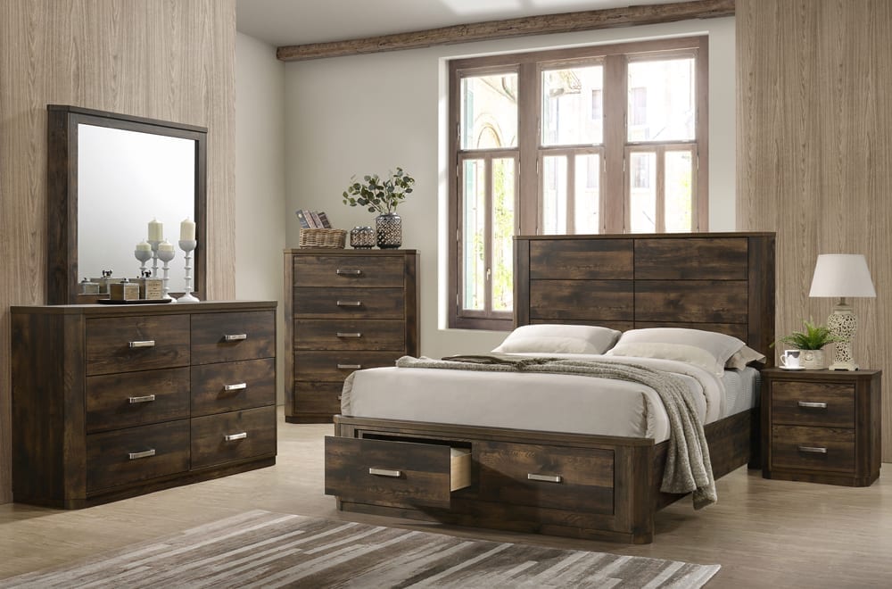 B70 Wooden Bed - Restezzzy Mattresses Inc.