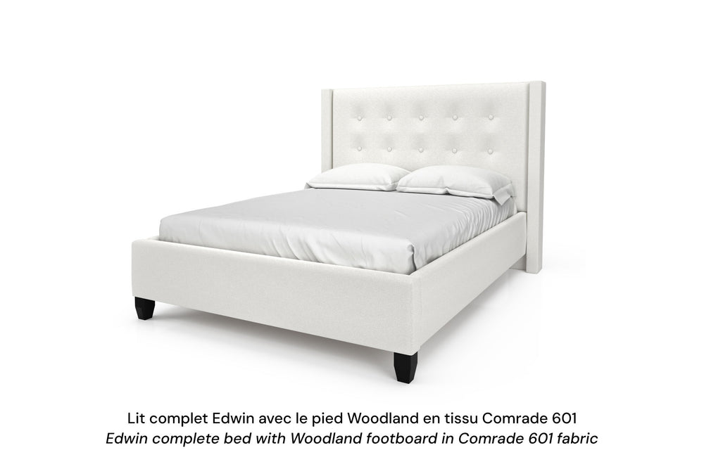 Edwin Upholstered Bed Frame - Restezzzy Mattresses Inc.