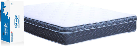 Springwall 10" Pocket Coil Bed in a Box- Euro Top - Restezzzy Mattresses Inc.