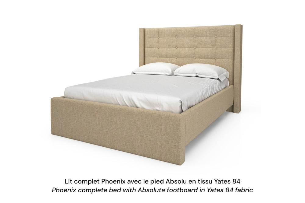 Phoenix Upholstered Bed Frame - Restezzzy Mattresses Inc.