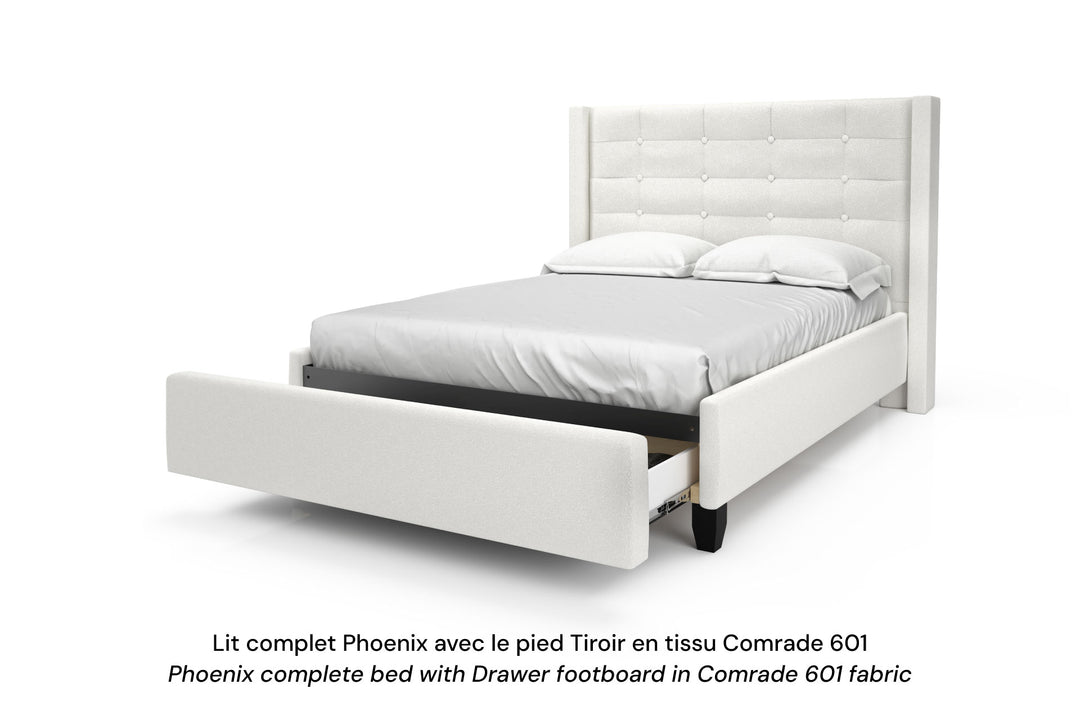 Phoenix Upholstered Bed Frame - Restezzzy Mattresses Inc.