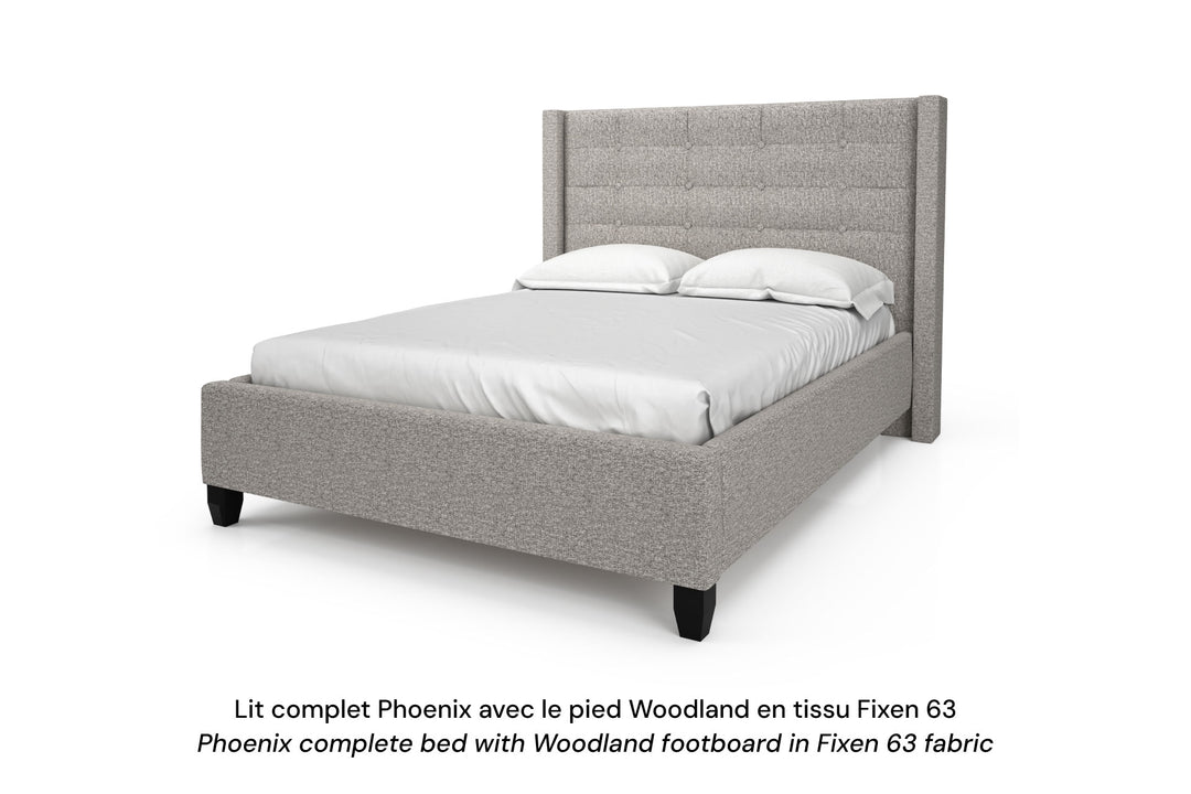 Phoenix Upholstered Bed Frame - Restezzzy Mattresses Inc.