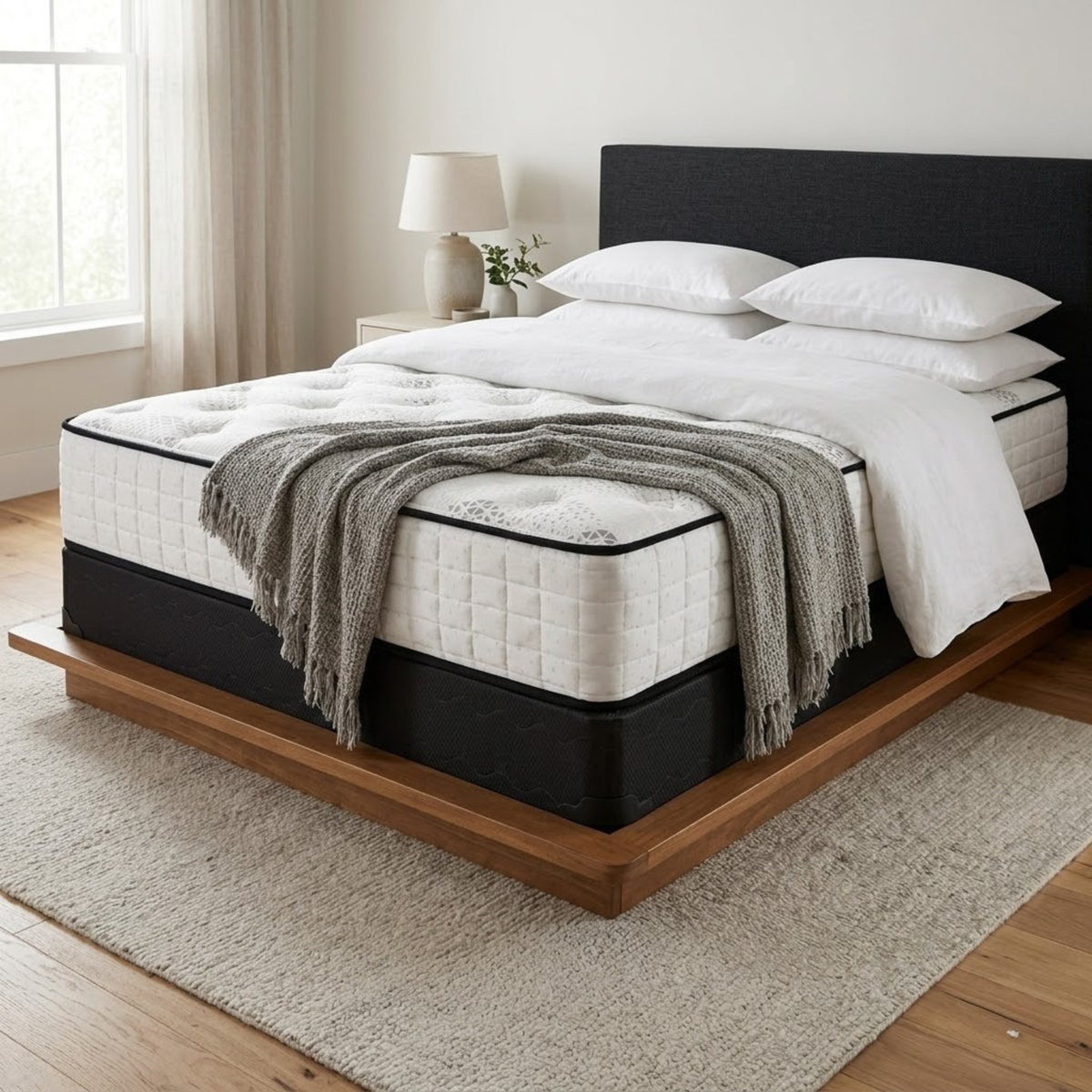 Snow Pocket Coil Cool Medium Firm-Rolled Mattress - Restezzzy Mattresses Inc.