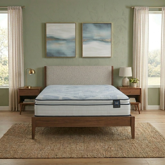 Sealy® Lenora Cushion Firm Eurotop 11.5 - Restezzzy Mattresses Inc.
