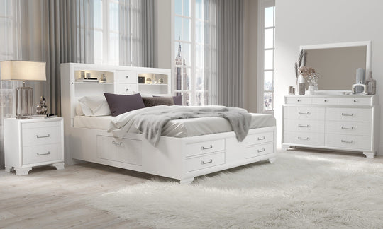 Ikia Bookcase Storage Bed