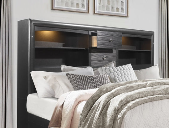 Ikia Bookcase Storage Bed