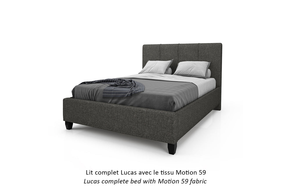 Lucas Upholstered Bed Frame. - Restezzzy Mattresses Inc.