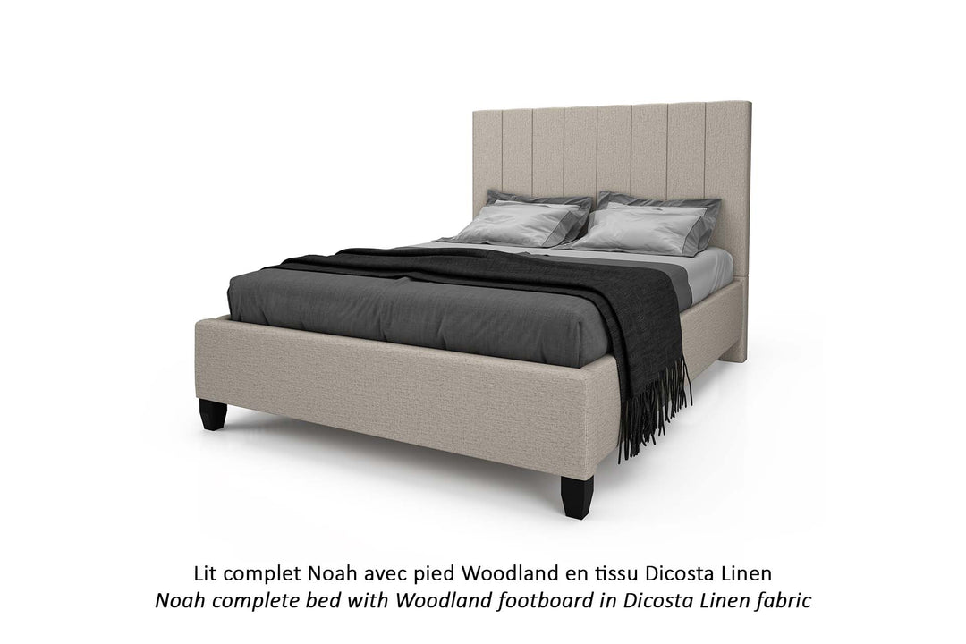 Noah Upholstered Bed Frame - Restezzzy Mattresses Inc.