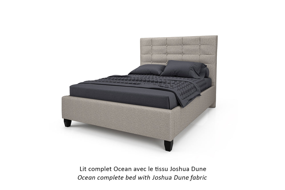 Ocean Upholstered Bed Frame - Restezzzy Mattresses Inc.