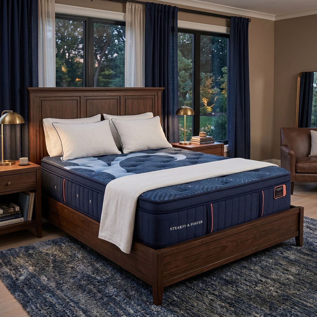 Stearns and Foster Lux Estate Madeleine- Luxury Cushion Firm Mattress - Restezzzy Mattresses Inc.