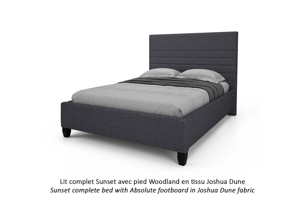 Sunset Upholstered Bed Frame - Restezzzy Mattresses Inc.