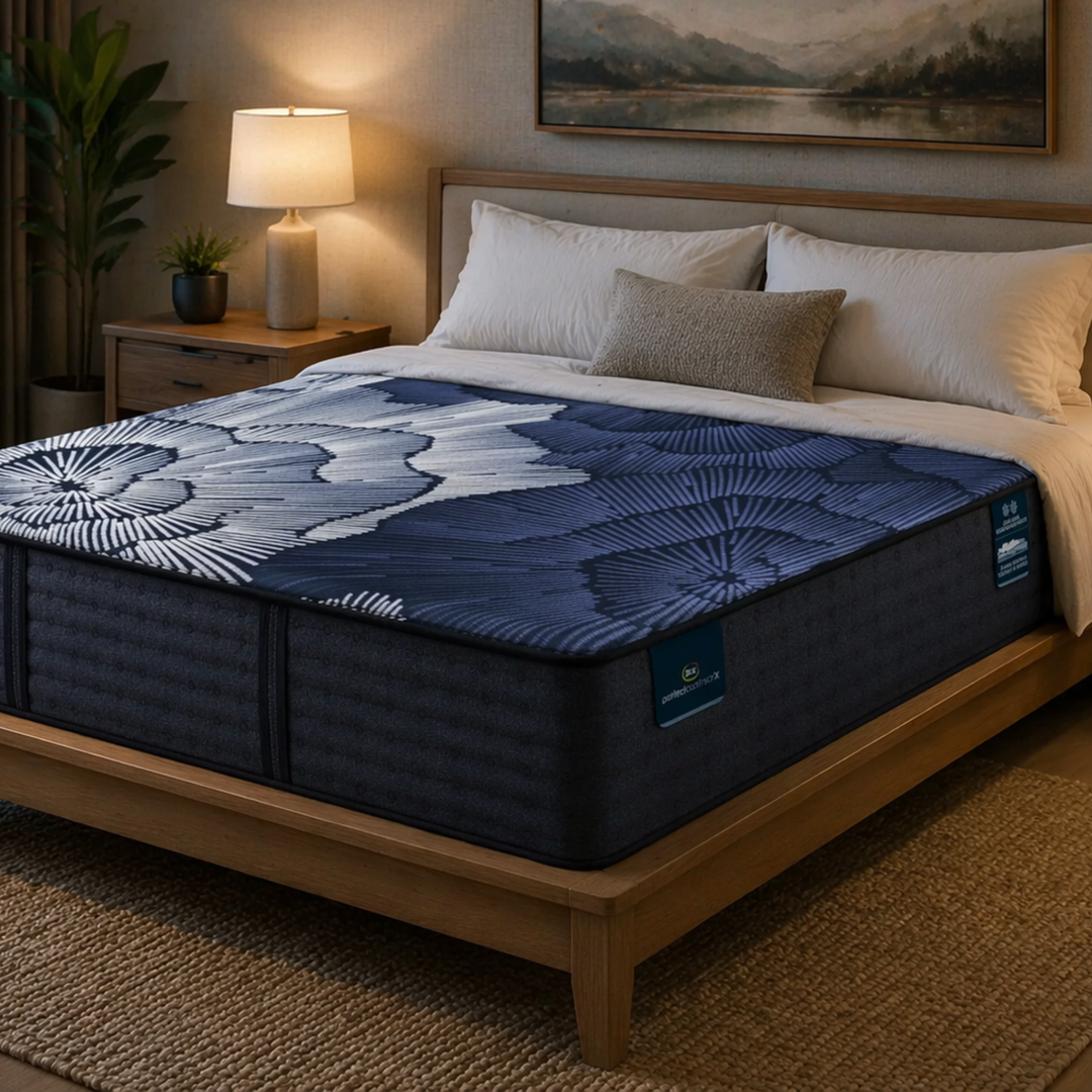 Serta Perfect Comfort Tux Plush Smooth Top 14"- Plush - Restezzzy Mattresses Inc.